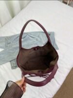 Velura Tote Bag (Burgundy) - Image 3